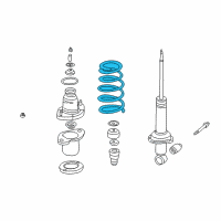 OEM 2003 Acura RSX Spring, Rear (Showa) Diagram - 52441-S6M-N03