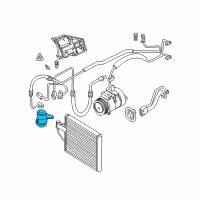 OEM 2001 BMW Z8 Drying Container Diagram - 64-53-8-383-015