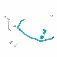 OEM Ford Stabilizer Bar Diagram - BR3Z-5482-F