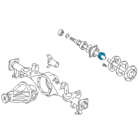 OEM 2003 Toyota Tundra Axle Shaft Oil Seal Diagram - 90313-54001