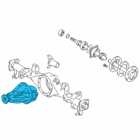 OEM 1988 Toyota Pickup Carrier Assembly Diagram - 41110-35891