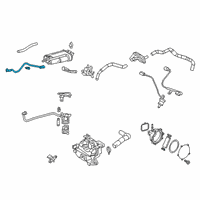 OEM 2022 Lexus UX200 Hose Sub-Assembly, Fuel Diagram - 77404-76100