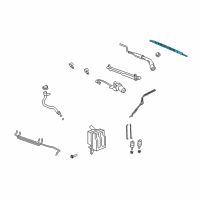 OEM Chevrolet Captiva Sport Front Blade Diagram - 95479599