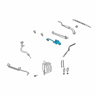 OEM 2008 Saturn Vue Front Motor Diagram - 20829042