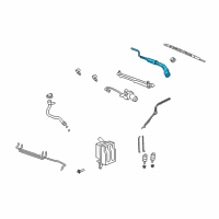 OEM 2009 Saturn Vue Wiper Arm Diagram - 25911767