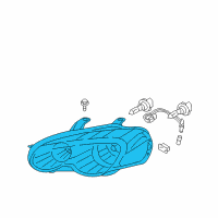 OEM Chrysler Sebring Housing-HEADLAMP Diagram - MN142068