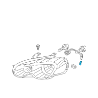 OEM 2004 Chrysler Sebring Bulb 194Na Diagram - L00194NA