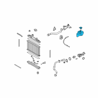 OEM 2012 Toyota Venza Reservoir Assembly Diagram - 16470-0P030