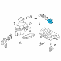 OEM 2015 BMW M5 Air Channel Diagram - 13-71-7-843-276