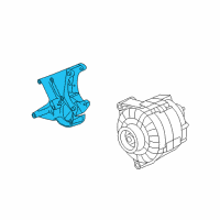 OEM Mount Bracket Diagram - 12578067