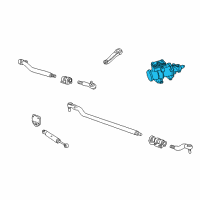 OEM Ford F-250 Super Duty Gear Assembly Diagram - 7C3Z-3504-BRM