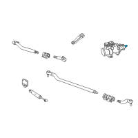 OEM 2001 Ford E-150 Econoline Shaft & Sector Diagram - F6AZ-3575-AA