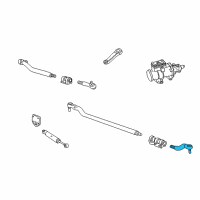 OEM 2000 Ford F-350 Super Duty Outer Tie Rod Diagram - 4C3Z-3A131-AC