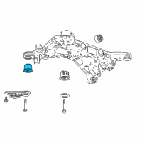 OEM 2018 Buick Regal TourX Suspension Crossmember Front Mount Diagram - 23109308