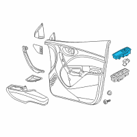 OEM 2014 Dodge Dart Switch-Front Door Diagram - 68271217AA