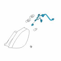 OEM Lincoln MKS Socket & Wire Diagram - AA5Z-13410-A