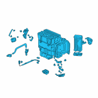 OEM 2003 Honda Insight Heater Unit Diagram - 79100-S3Y-A52