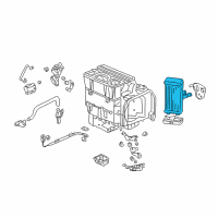 OEM 2004 Honda Insight Core, Heater Diagram - 79110-S3Y-A02