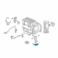 OEM 2004 Honda Insight Motor Assembly, Air Mix Diagram - 79160-S3Y-A51