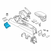 OEM 2019 BMW X1 CUP HOLDER Diagram - 51-16-9-381-047