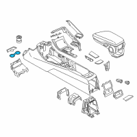 OEM 2018 BMW X2 Rubber Insert, Drink Holder Diagram - 51-16-9-317-088