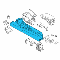 OEM 2016 BMW X1 CENTER CONSOLE Diagram - 51-16-9-335-194