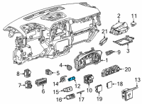 OEM Cadillac CT4 Auxiliary Jack Diagram - 22936013