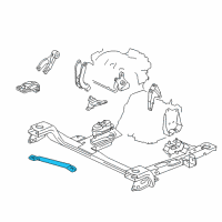 OEM Buick Terraza Brace-Transaxle Diagram - 12581304