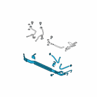 OEM 2001 Acura MDX Cooler Kit (ATF) Diagram - 06255-PGH-305