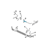 OEM 2002 Acura MDX Pipe B (ATF) Diagram - 25920-P7W-000