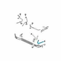 OEM Acura MDX Hose (375MM) (ATF) Diagram - 25212-PGH-305