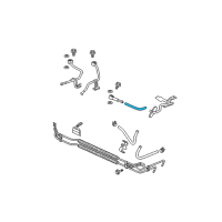 OEM 1999 Acura CL Hose 185Mm, Atf Diagram - 25213-PY3-305