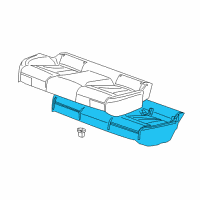 OEM 2019 Buick LaCrosse Seat Cushion Pad Diagram - 26244736