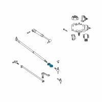 OEM Dodge Ram 3500 Tube-Tie Rod Diagram - 52037536AC