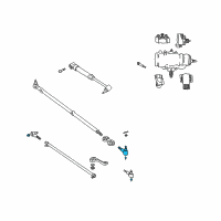 OEM 1994 Jeep Wrangler Tie Rod Diagram - 52005739