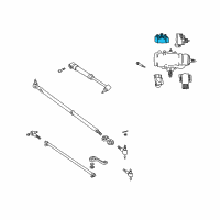 OEM Jeep Seal-Steering Gear Cover Diagram - 3893558