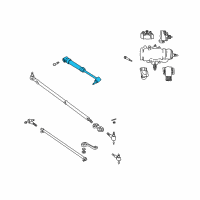 OEM 2004 Jeep Wrangler DAMPER-Steering Linkage Diagram - 68053860AA