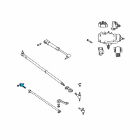 OEM 2005 Jeep Wrangler Tie Rod-Tie Rod Diagram - 52005740