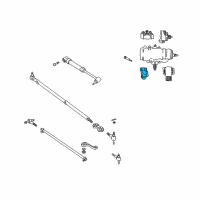 OEM 1999 Jeep Wrangler Seal-Steering Gear End Plug Diagram - 3893557