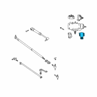 OEM 2003 Jeep Wrangler Power Steering Rebuild Kit Diagram - 5083824AA