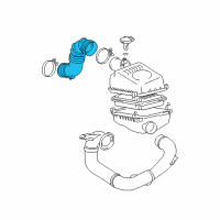 OEM Toyota Matrix Hose, Air Cleaner Diagram - 17881-22090