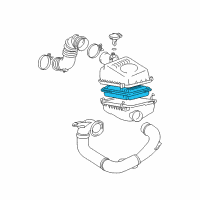 OEM 2015 Scion FR-S Filter Element Diagram - 17801-0D020