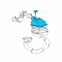 OEM 2004 Toyota Matrix Cap Sub-Assy, Air Cleaner Diagram - 17705-22150