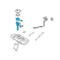 OEM Kia Rio5 Fuel Pump Complete Diagram - 311101G500DS