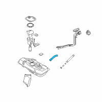 OEM Hyundai Hose-Fuel Filler Neck Diagram - 31036-1G500