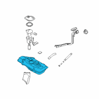 OEM Kia Rio5 Fuel Tank Assembly Diagram - 311501G570