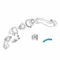 OEM 1999 Ford Ranger PCV Hose Diagram - F57Z-6853-CB