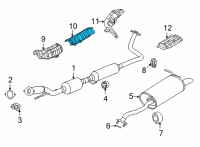 OEM 2022 Nissan Versa Heat Insulator-Front Floor Diagram - 74758-5RB0A