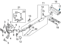 OEM Hyundai Tucson HANGER Diagram - 28780-N9100