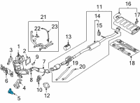 OEM Hyundai Tucson Support BRKT-I/C Pipe Diagram - 28255-2M800